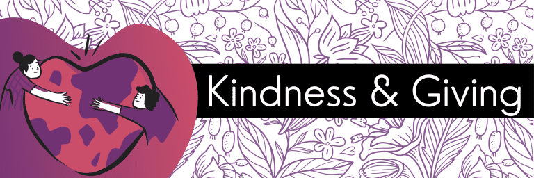 Kindness and giving banner